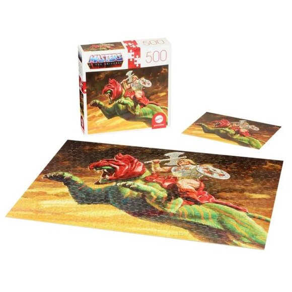 NEW Masters of the Universe Jigsaw Puzzle 500 Pieces Poster He-Man Heman Battle - Picture 2 of 8